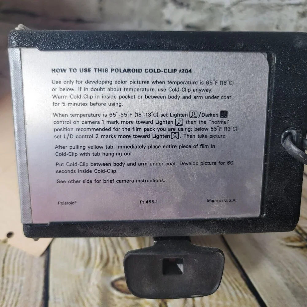 Polaroid Land Camera The Clincher Untested w Paperwork